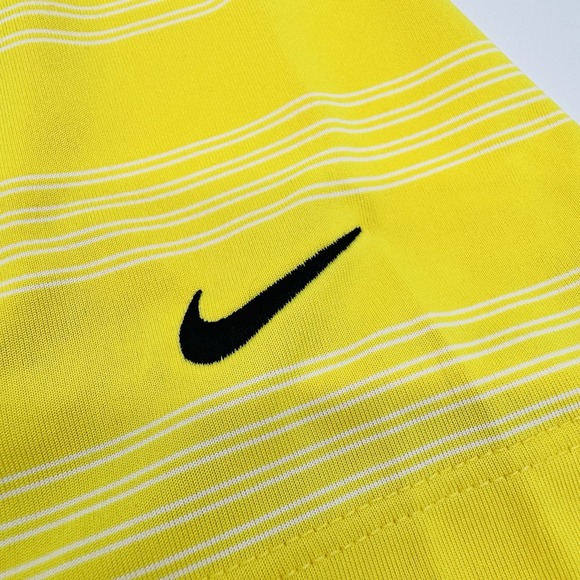 Nike Tour Performance Polo Shirt Mens XL Yellow  Short Sleeve Golf DRIFIT - Picture 3 of 10
